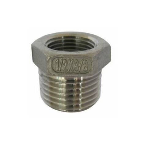 RIDUZIONE MF ACCIAIO INOX 1&quot x 1/2&quot