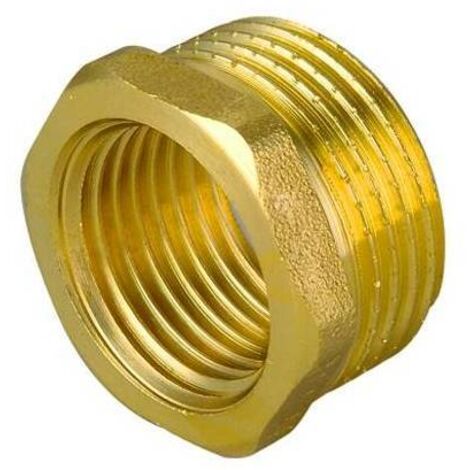 RIDUZIONE MF IN OTTONE GIALLO 1"1/4 x 3/4