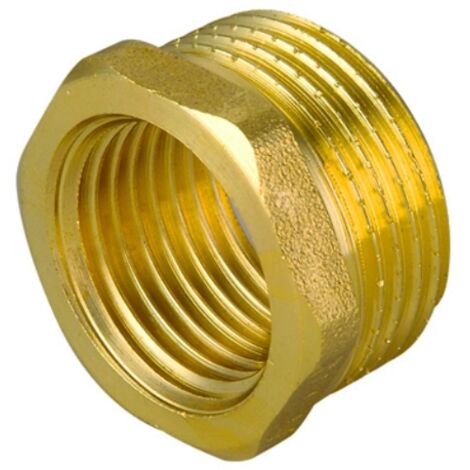 RIDUZIONE MF IN OTTONE GIALLO 3/4 x 1/2