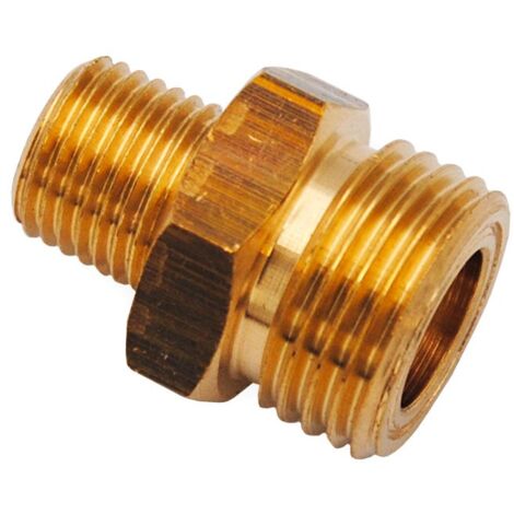 Riduzione niples con filetto - 1/2" M x 20x14 mm sx - ottone 00000005952 - -  TECNOGAS - -