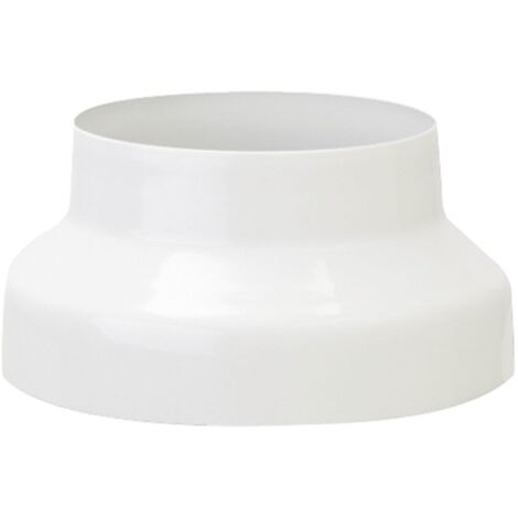 Riduzione tubi smaltati per stufe in acciaio porcellanato -  white - 12/8
