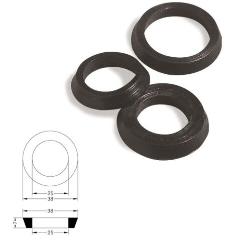Riduzioni coniche pvc nero morbido 1"1/4 x 1" 130100PN