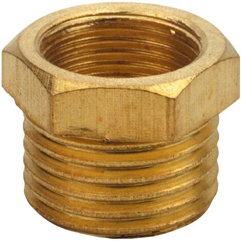 Riduzioni esagonale ottone giallo 1/2x3/4