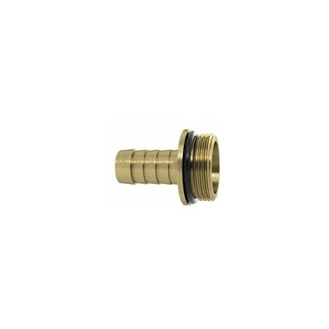 Riegler 1/3 Schlauchverschr. G1x25, mit NBR O-Ring, mit Bund, MS blank