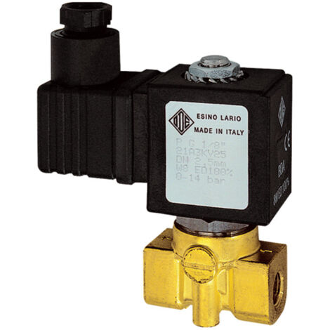 Riegler 2/2-MV,MS,NC,direktg.,230-240V,50-60Hz,16VA,FPM,G1/4,PN0-5bar