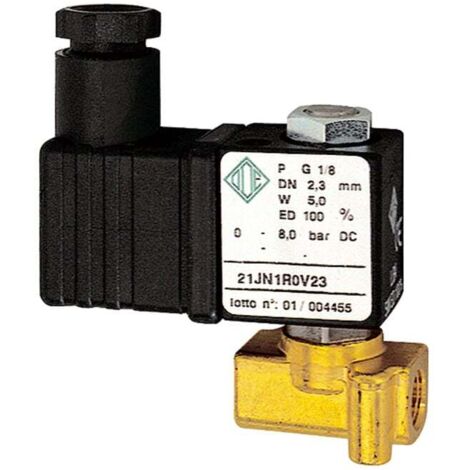 Riegler 2/2-MV,MS,NC,direktg.,230V,50Hz,5VA,FPM,G1/8,PN0-6bar