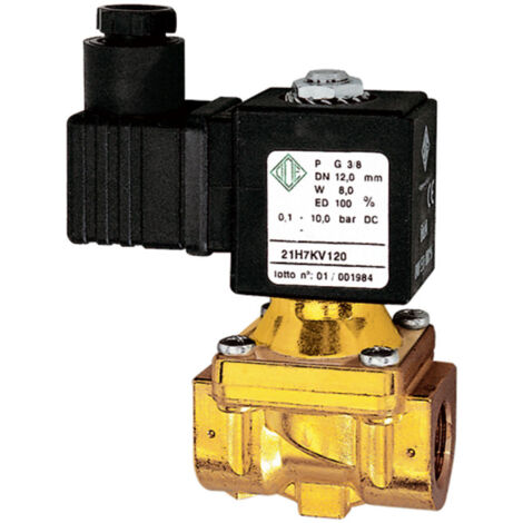 Riegler 2/2-MV,MS,NC,vorge.,230-240V,50-60Hz,16VA,FKM,G3/8,PN0,1-20bar
