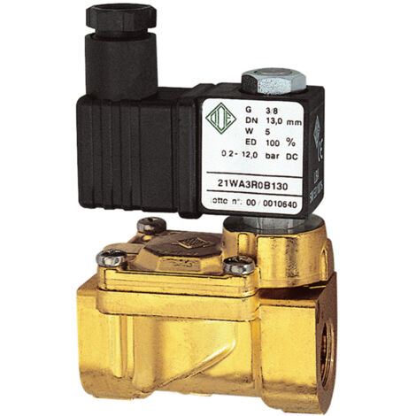 Riegler 2/2-MV,MS,NC,vorge.,230V,50Hz,10VA,NBR,G3/8,PN0,2-12bar