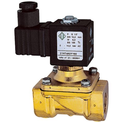 Riegler 2/2-MV,MS,NC,zwangsg,230-240V,50-60Hz,16VA,NBR,G1,PN0-16bar