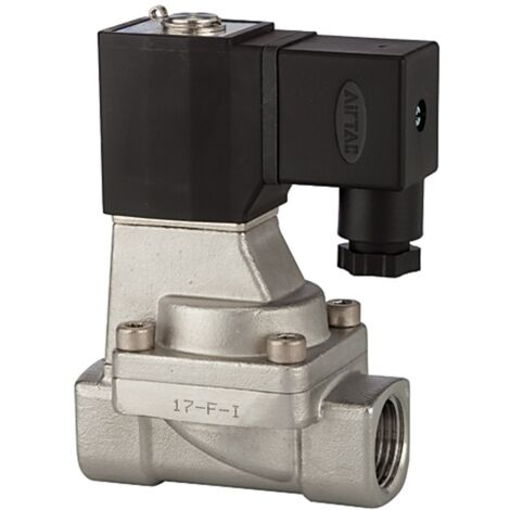 Riegler 2/2-Wege-MV., ES, NC, vorg.,230 V,50 Hz, G 3/4, PN 0,5-10 bar