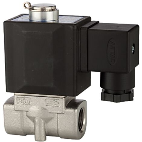 Riegler 2/2-Wege-MV., ES,NO,direktg.,230 V,50 Hz, G 1/2, PN 0-20 bar