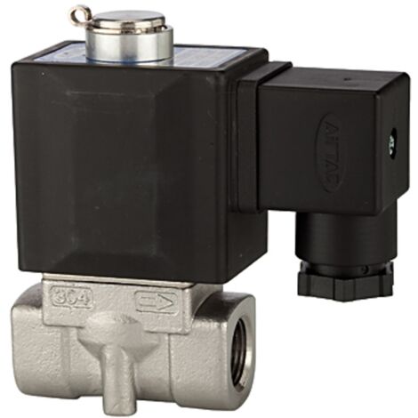 Riegler 2/2-Wege-MV., ES,NO,direktg.,230 V,50 Hz, G 1/2, PN 0-7 bar