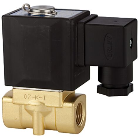 Riegler 2/2-Wege-MV., MS, NC,direktg.,230 V,50 Hz, G 1/2, PN 0-30 bar