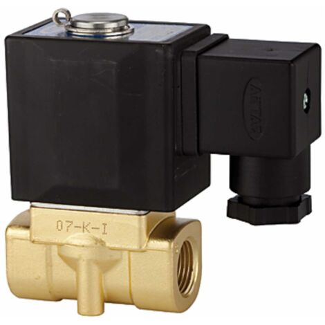 Riegler 2/2-Wege-MV., MS, NC,direktg.,230 V,50 Hz, G 3/8, PN 0-30 bar