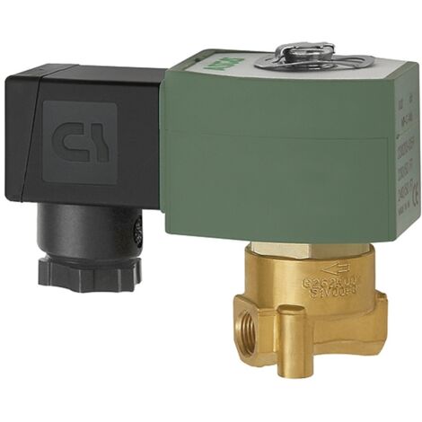 Riegler 2/2-Wege-MV.,MS,NO,direktg.,230 V,50-60 Hz,FPM,G 1/4, PN 0-11 bar