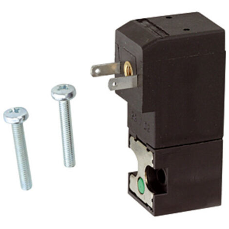 Riegler 3/2-Mini-Magnetventil direktgesteuert NC, 24 VDC, fürGerätestecker
