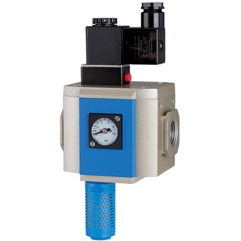 Riegler 3/2-Wege-Anfahrventil »G«, 24 V DC, BG 400, G 1/2, PE 2,5 - 9 bar