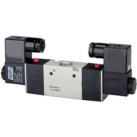 Riegler 3/2-Wegeven elektrop. »3V«, bista., G 1/4, 230 V, 50 Hz, 850l/min