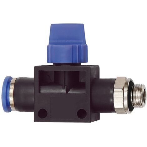 Riegler 3/2-Wegeventil »Blaue Serie«, Steckanschluss, G 1/4 a., S-G Ø10mm