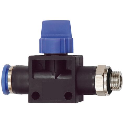 Riegler 3/2-Wegeventil »Blaue Serie«, Steckanschluss, G 1/4 außen Ã˜ 12mm
