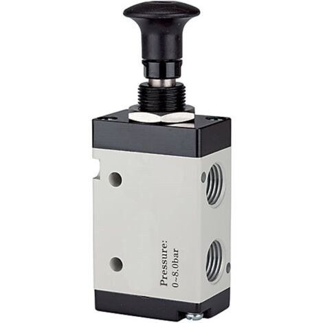 Riegler 3/2-Wegeventil, Druckknopfbetätigung, »3L«, G 1/4, 850l/min