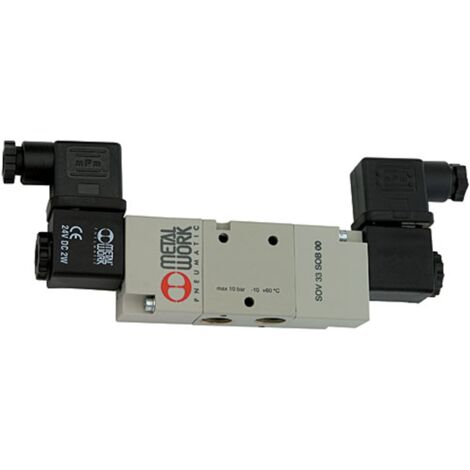Riegler 3/2-Wegeventil, elektropneumat., bistabil, G 1/8, 24 V DC