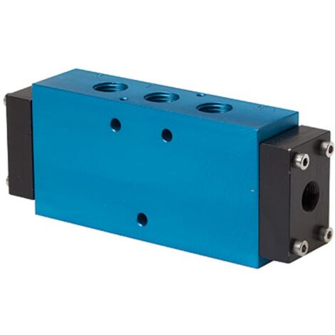 Riegler 5/2-Wegeventil, beidseitig pneumatisch, bistabil, G 1/2, DN 15