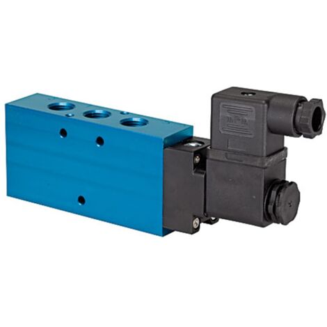 Riegler 5/2-Wegeventil, einseitig elektromagnetisch, monost. G 1/2 24VDC