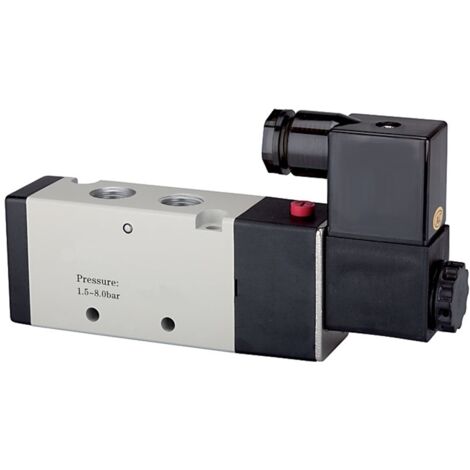 Riegler 5/2-Wegeventil elektropneum. »4V«, monostabil, M5, 230 V, 50 Hz