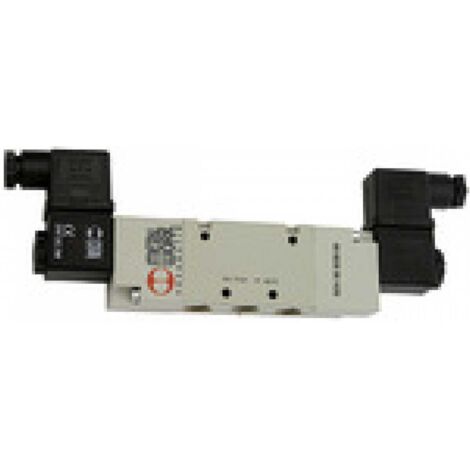Riegler 5/2-Wegeventil elektropneumat., bistabil, G 3/8, 230 V, 50 Hz