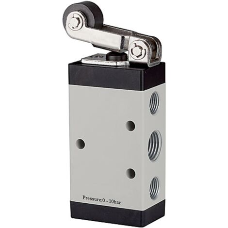 Riegler 5/2-Wegeventil, mechanisch betätigt, »M5«, Rollenhebel, G 1/4
