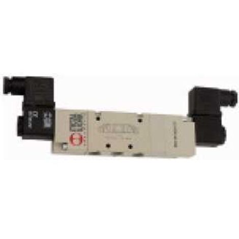 Riegler 5/3-Wegeventil, elektropneu., Mitte belüft., G 1/4, 230 V, 50 Hz