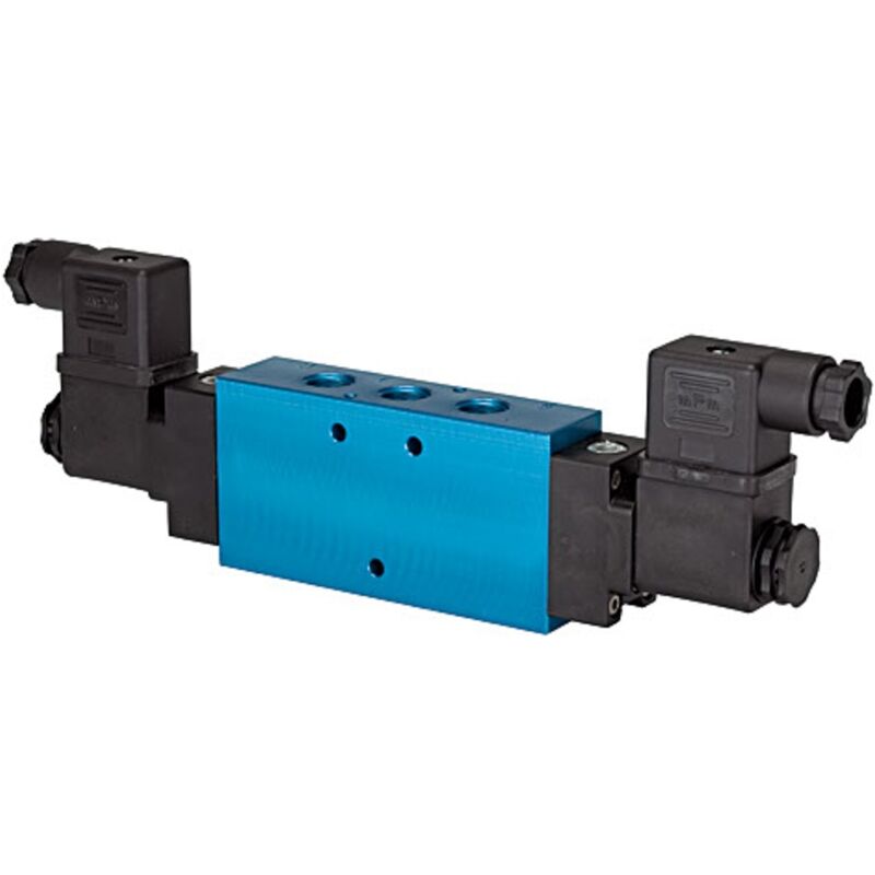 5/2-Wegeventil beidseitig elektromagnetisch, bistabil G1/2 24VDC - Riegler