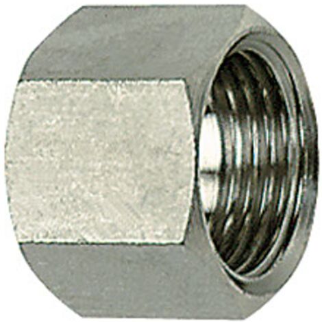 Riegler 6-kant-Überwurfmutter, G 1/4, für Tüllengröße LW 4/6, ES 1.4571