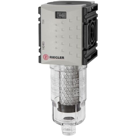 Riegler Aktivkohlefilter »FUTURA-mini« mit PC-Behälter, BG 0, G 1/4