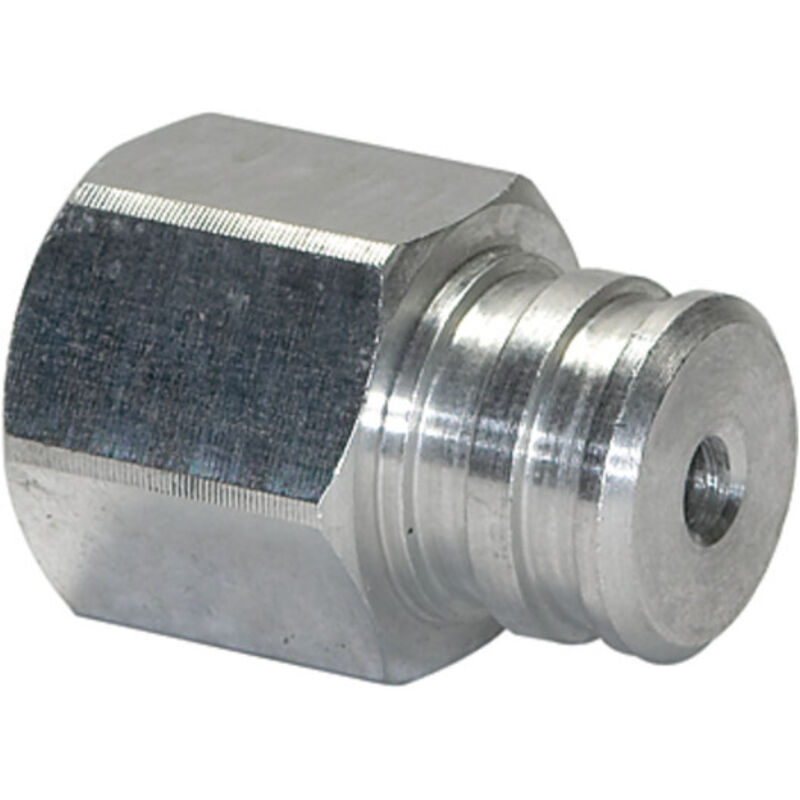 Image of Anschlussnippel für Flachsauger, oval, sgo, g 1/4 ig ø 45x15 - Riegler