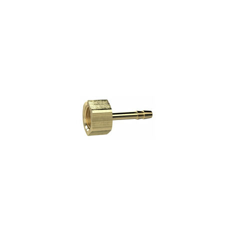 Riegler Aufschraubschlauchtülle, G 1/8, für Schlauch LW 4 mm, SW 14, MS