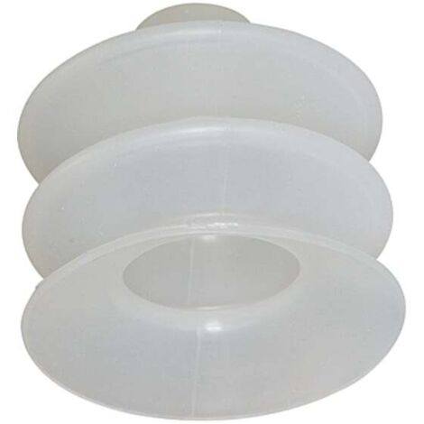 Riegler Balgsauger, rund 2,5 Falten, Material Silikon, »FG«, Ã˜ 18 mm
