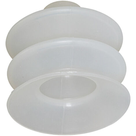 Riegler Balgsauger, rund 2,5 Falten, Material Silikon, »FG«, Ã˜ 52 mm