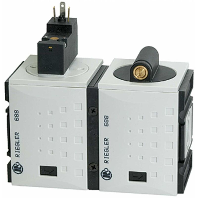 Befülleinheit »futura«, elektr. betätigt, 24 v dc, bg 1, g 3/8 - Riegler