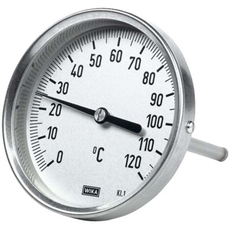 Riegler Bimetallthermom., hochw. Ausf., L1=63/L2=43, Ø 100, 0°C bis 120°C