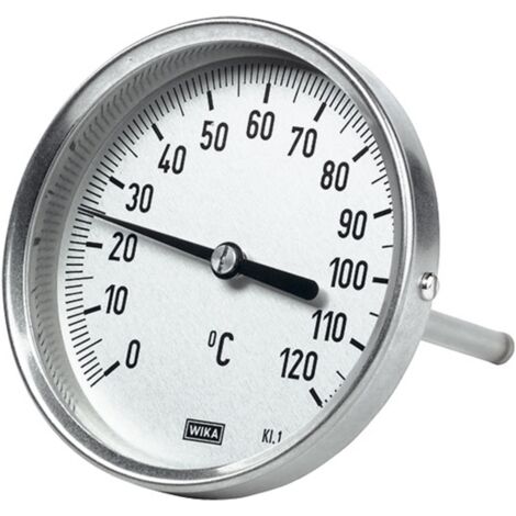 Riegler Bimetallthermom., hochw. Ausf., L1=63/L2=43, Ø 100, 0°C bis 250°C