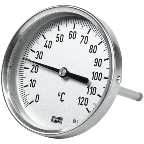 Riegler Bimetallthermom., hochw. Ausfür, L1=100/L2=80 Ã˜100, -30 °C bis 50 °C