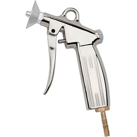 Riegler Blaspistole, Schutzschild, Alu-Druckguss vernickelt, Tülle LW 9