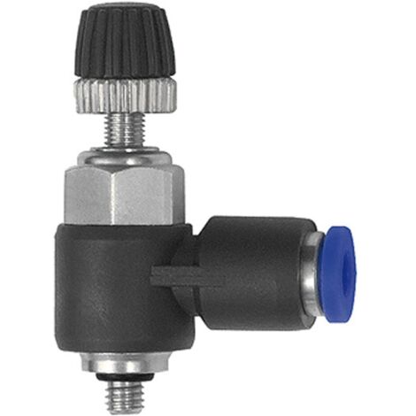 Riegler Drosselrückschlagven. »Blaue Serie« mini, Zuluftdros., M3a. Ø3mm