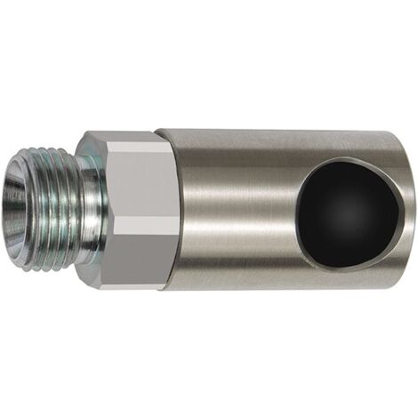 Riegler Druckknopf-Sicherheitskupplung NW 6, ISO 6150 C, ES, G 1/2 AG