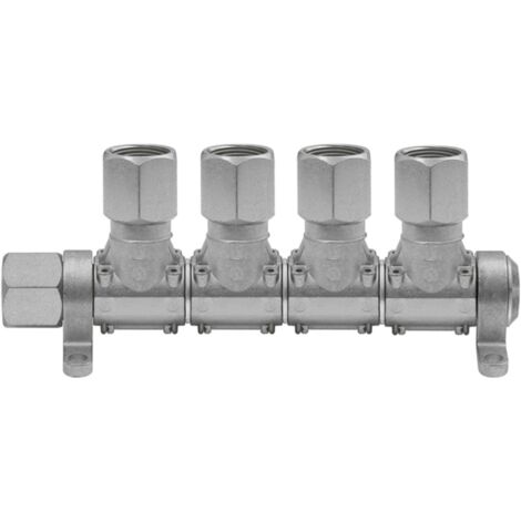 Riegler Druckluftverteiler »Multi-Link«, ohne Kupplung, Entnahmeeinheit 4