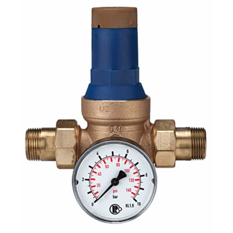 Riegler Druckregler für Trinkwasser, DVGW-geprüft, R 1, 1,5 - 6 bar