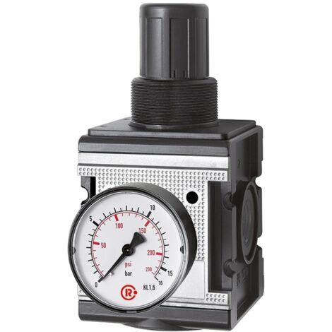 Riegler Druckregler »multifix«, inkl. Manometer, BG 4, G 1, 0,5 - 16 bar