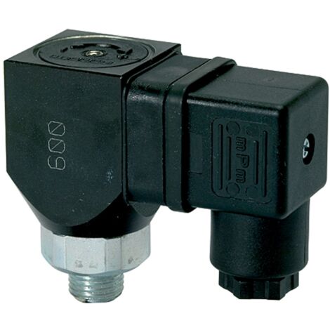 Riegler Druckschalter, Wechselkont. drehbar, Stahl ver., G 1/4, 10-70 bar